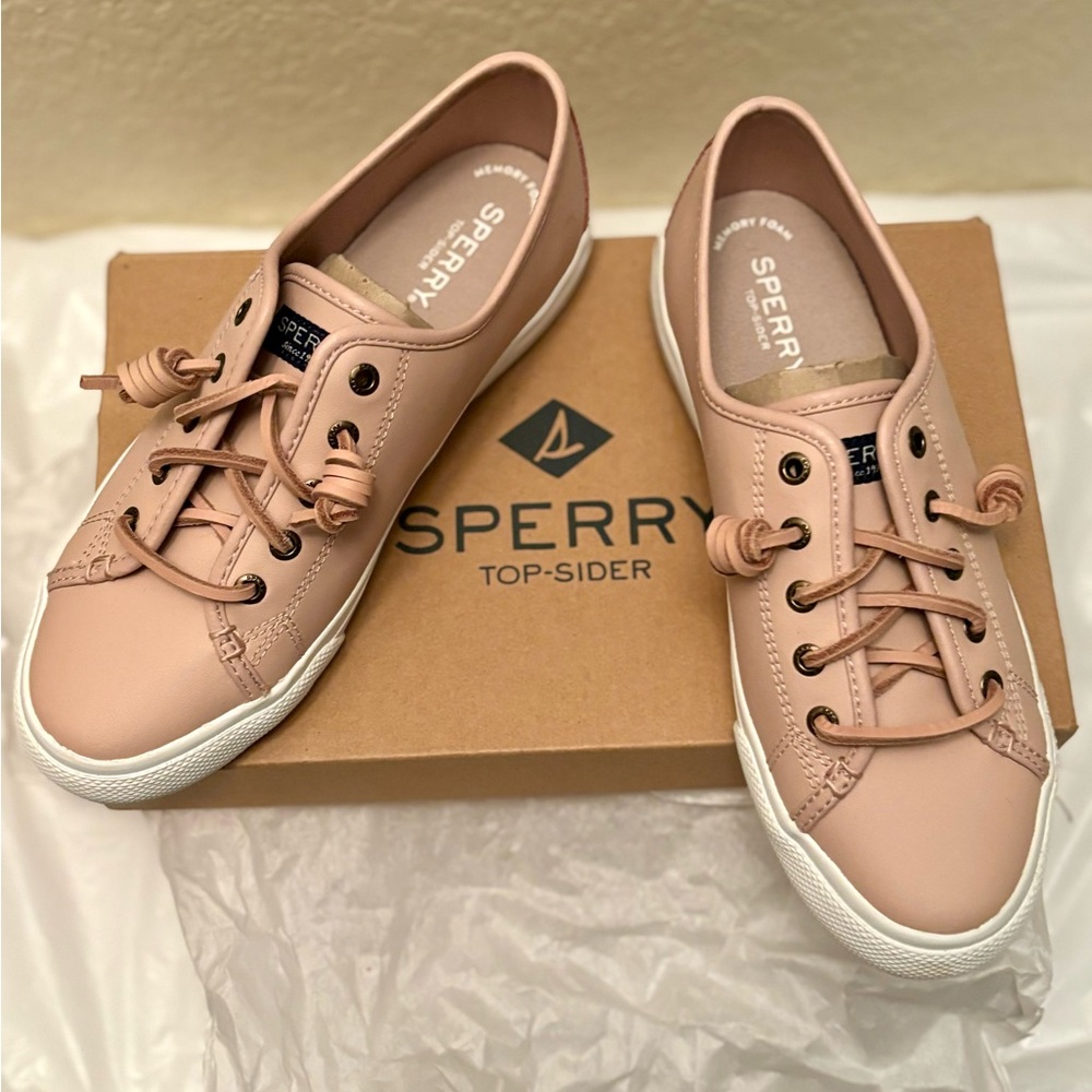 ❗️SALE❗️ ✨New✨Sperry Women's Blush Leather Sneakers…Classic Style✨